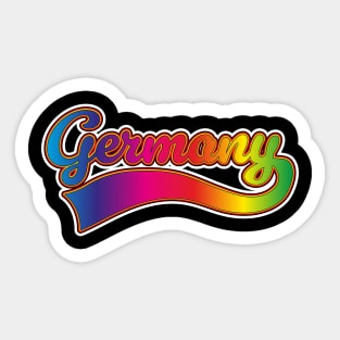 Germany Rainbow Sticker